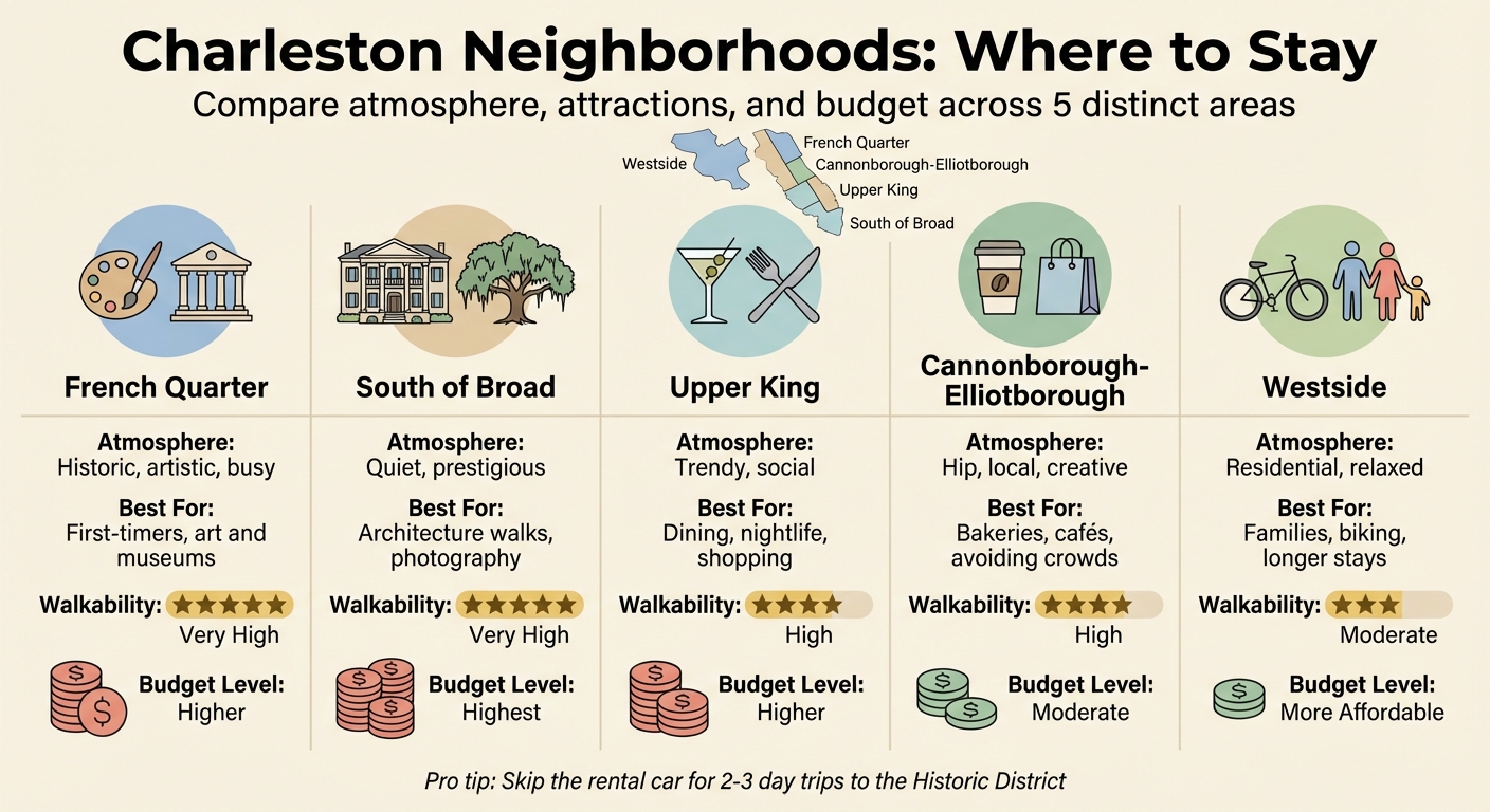 Charleston Neighborhoods Comparison Guide: Atmosphere, Walkability, and Budget