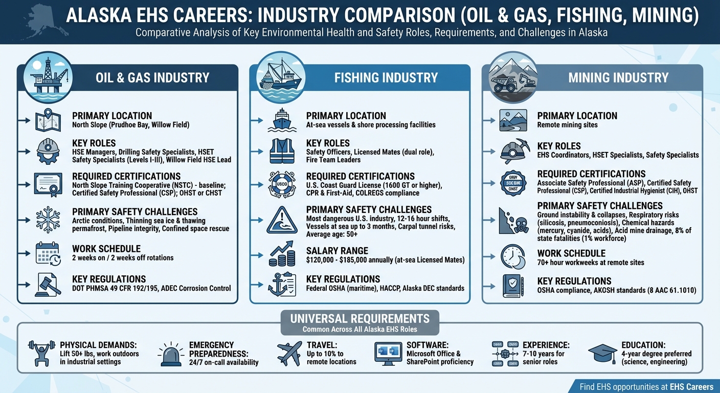 EHS Jobs in Alaska: Oil & Gas, Fishing, and Mining Safety – Employers blog