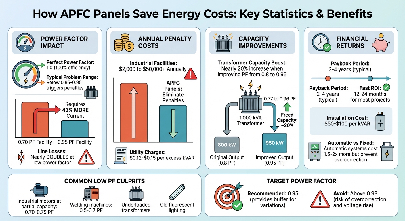 APFC Panel Energy Savings and ROI Statistics
