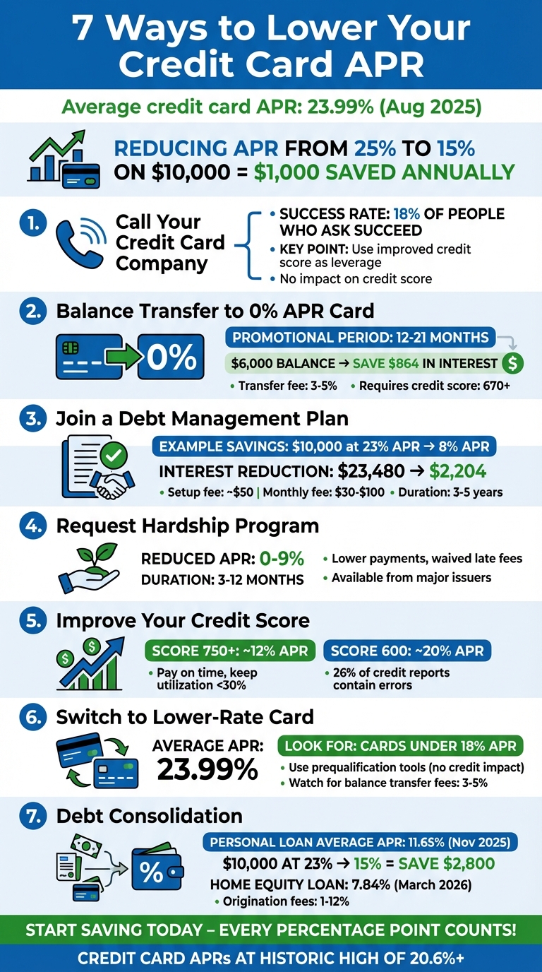 7 Proven Strategies to Lower Your Credit Card APR and Save Money