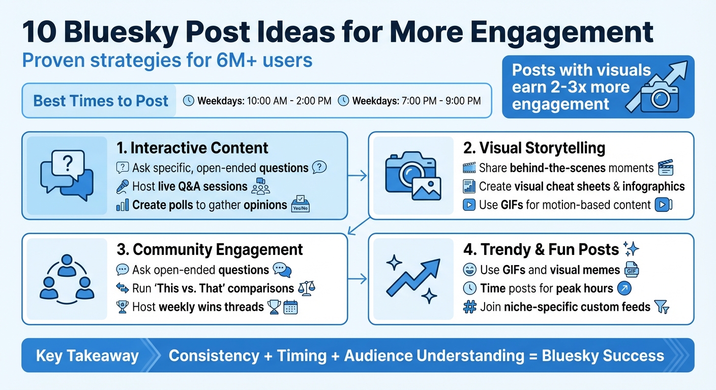10 Bluesky Post Ideas to Boost Engagement
