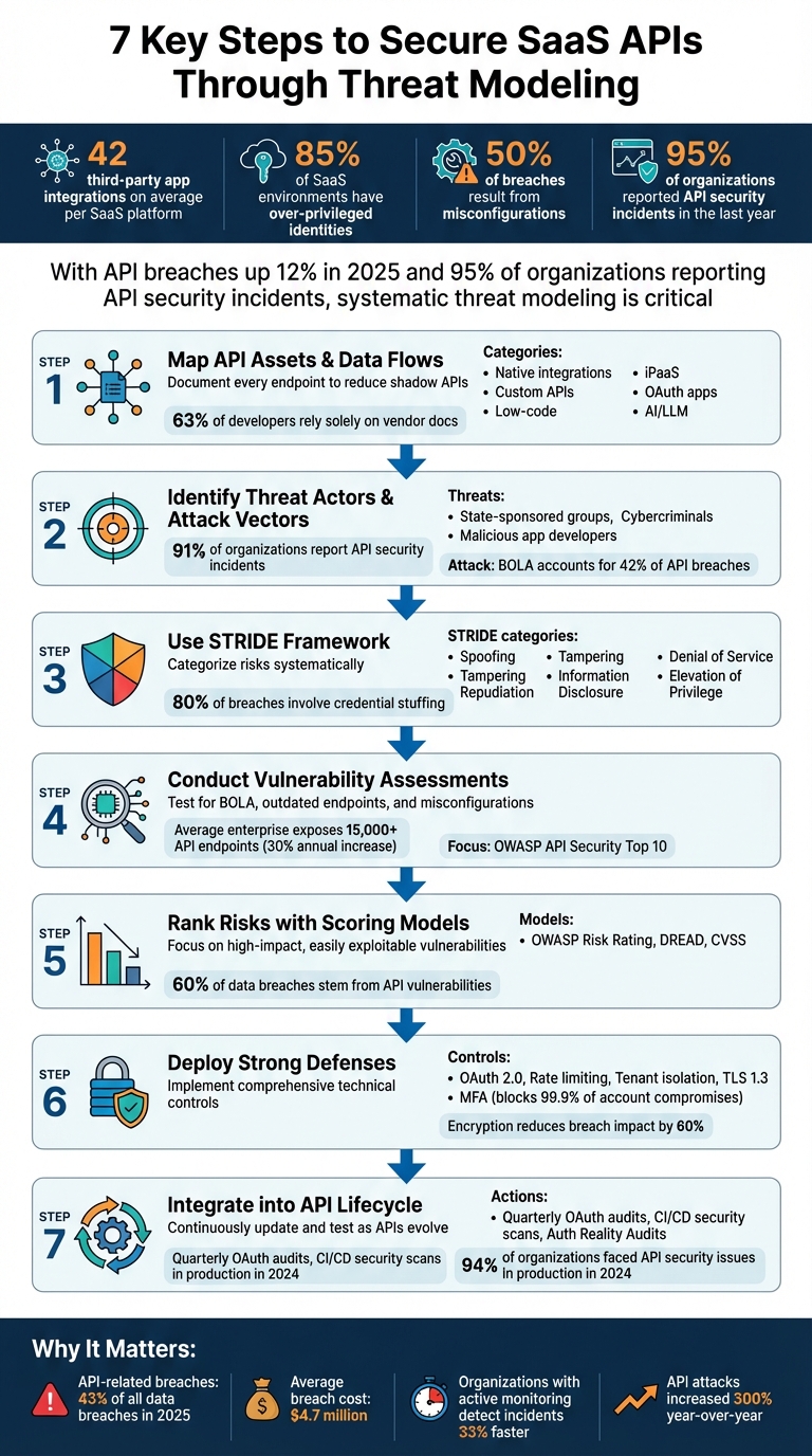 7 Steps to Secure SaaS APIs Through Threat Modeling