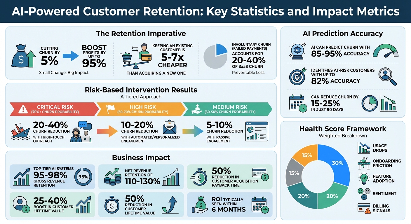 AI-Powered Customer Retention: Key Statistics and Impact Metrics