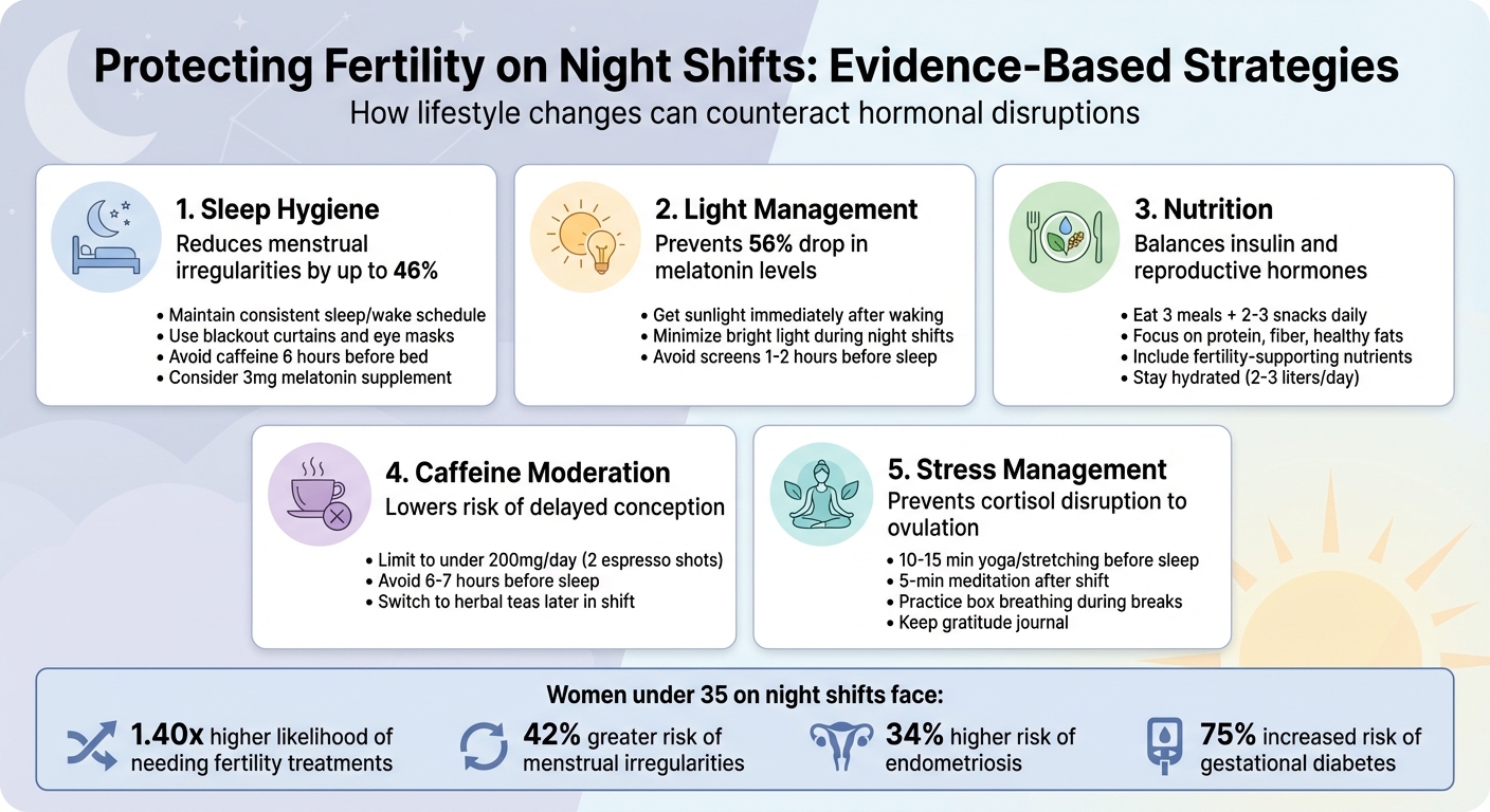 Lifestyle Strategies to Protect Fertility for Night Shift Workers