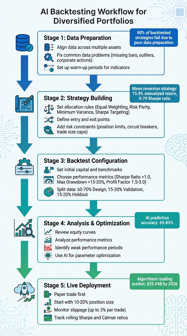 AI Backtesting Workflow: From Data Preparation to Live Trading