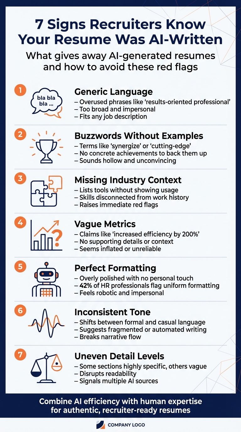 7 Signs Your Resume Was AI-Written That Recruiters Spot Instantly