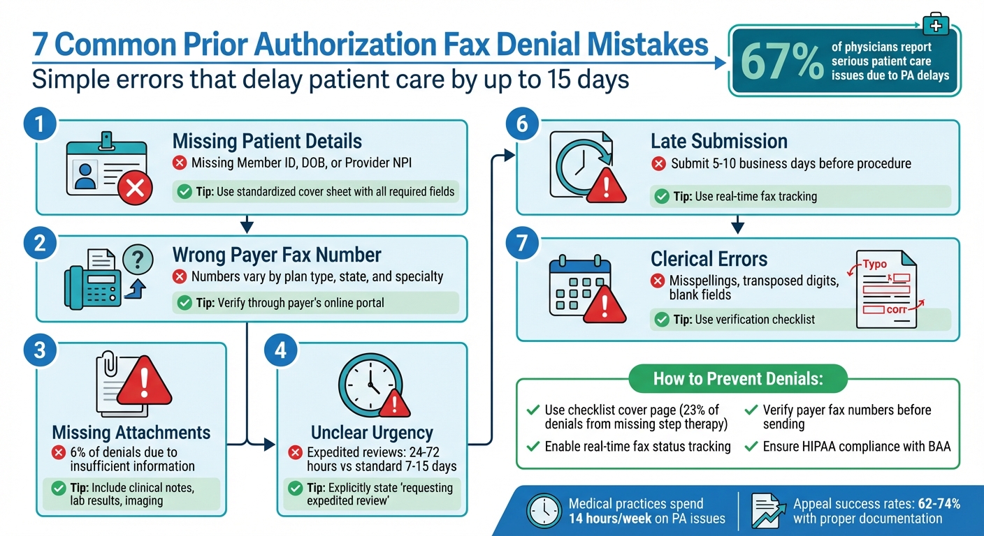 7 Common Prior Authorization Fax Denial Mistakes and Prevention Tips
