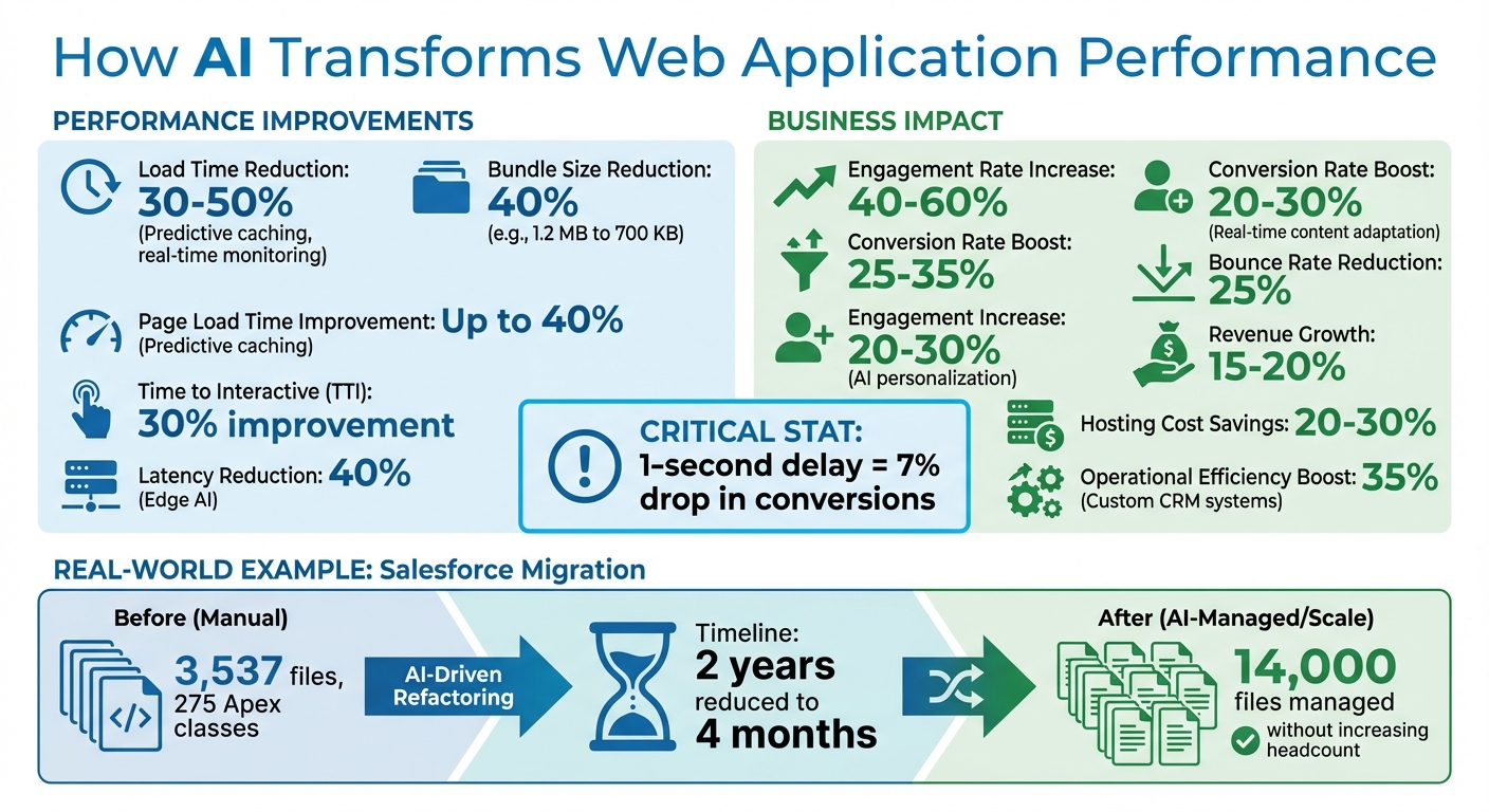 AI Performance Improvements for Web Applications: Key Statistics and Benefits