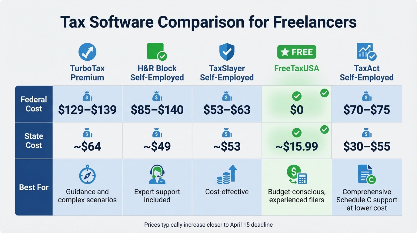 Tax Software Comparison for Freelancers: Features and Pricing Guide