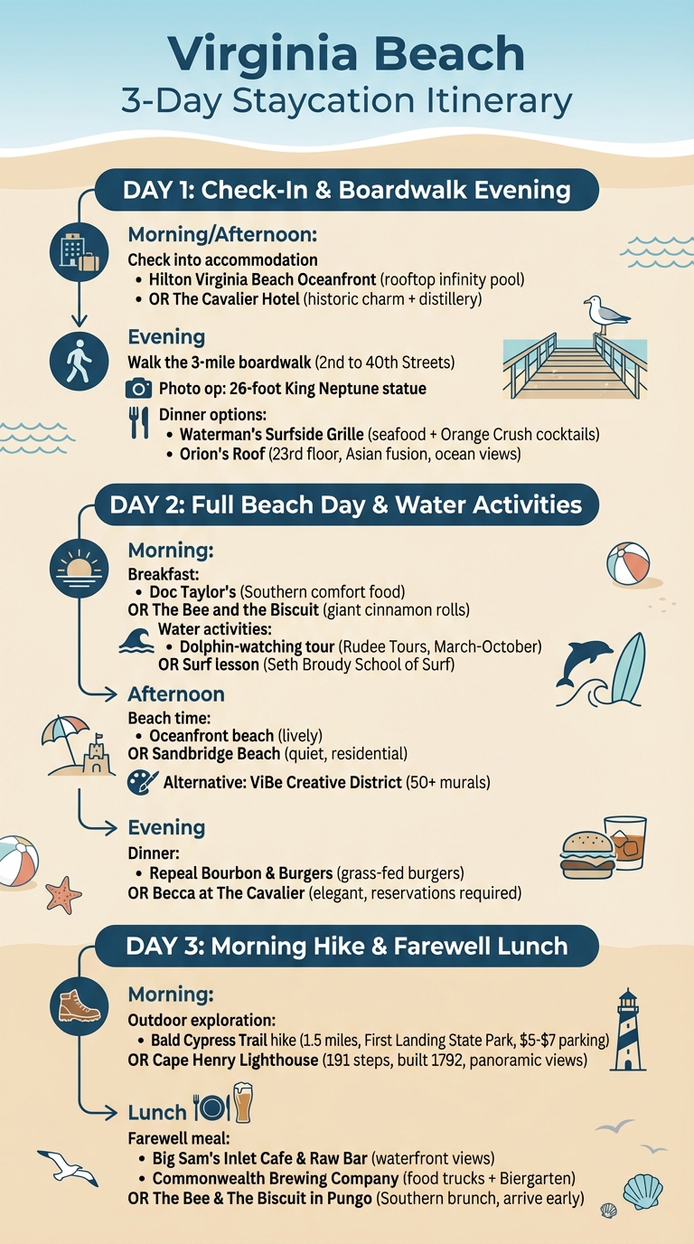 Virginia Beach 3-Day Staycation Itinerary Guide