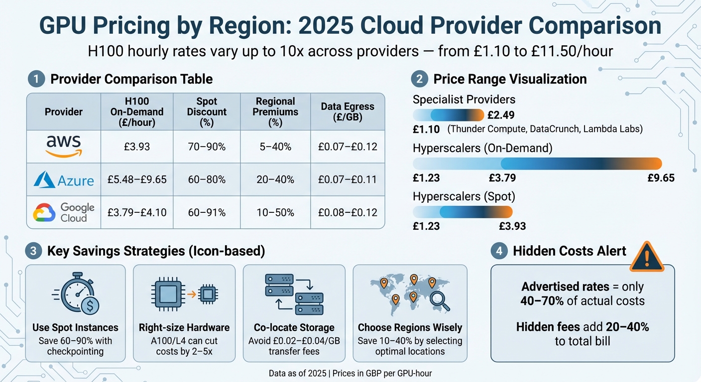 2025 GPU Pricing Comparison: AWS vs Azure vs Google Cloud H100 Costs