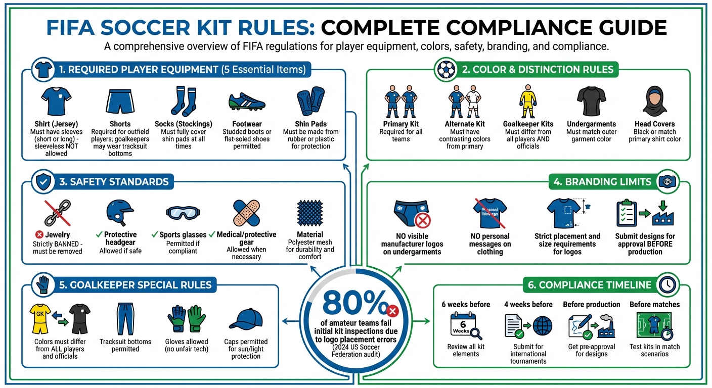 FIFA Soccer Kit Requirements: Essential Equipment and Compliance Rules