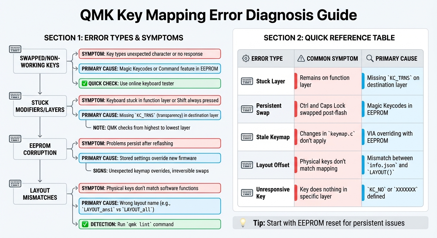 QMK Key Mapping Error Types and Troubleshooting Guide