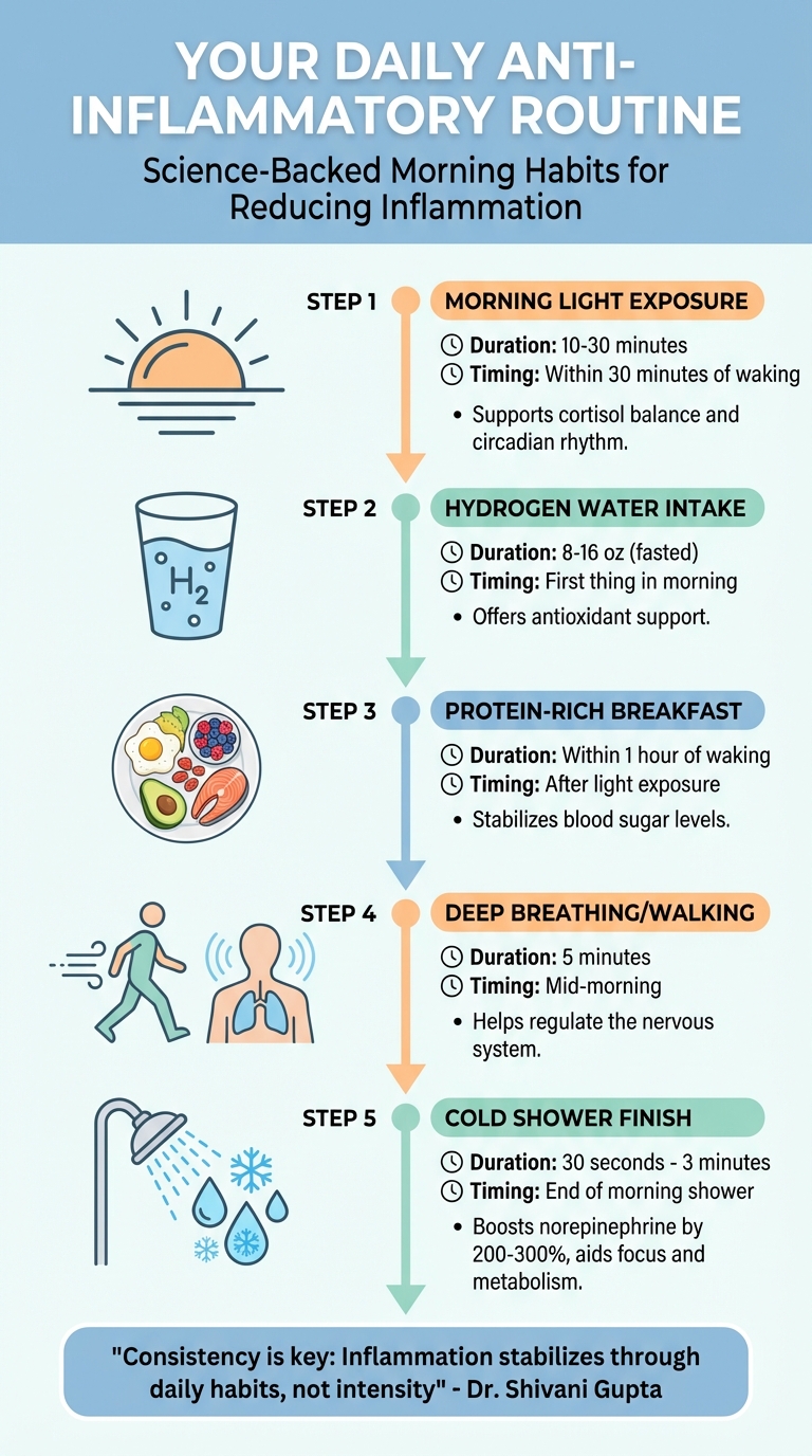 Daily Anti-Inflammatory Routine: 5 Science-Backed Morning Habits