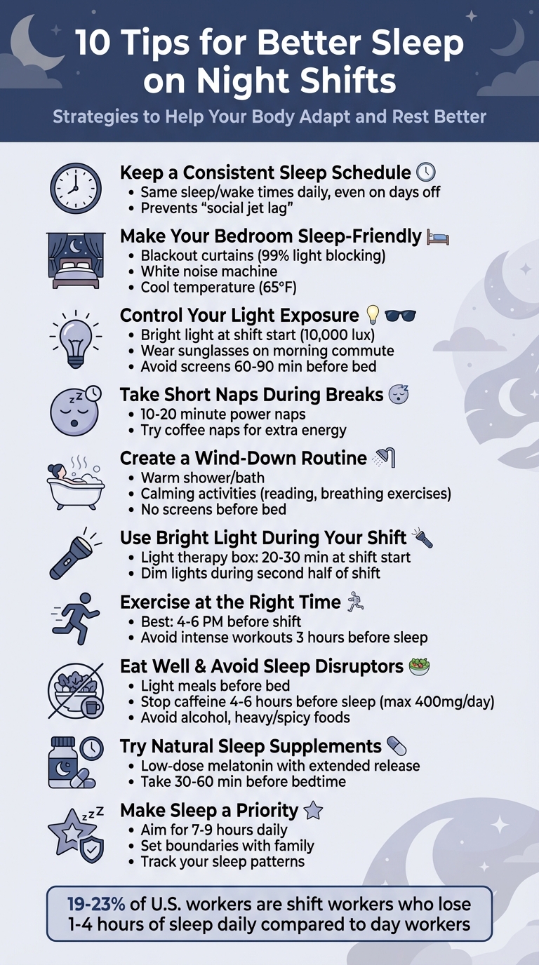 10 Essential Sleep Tips for Night Shift Workers