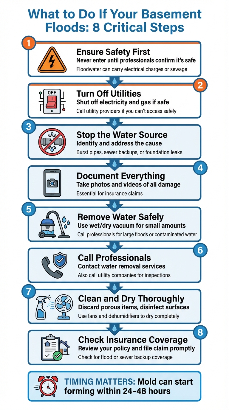 8 Essential Steps to Take When Your Basement Floods
