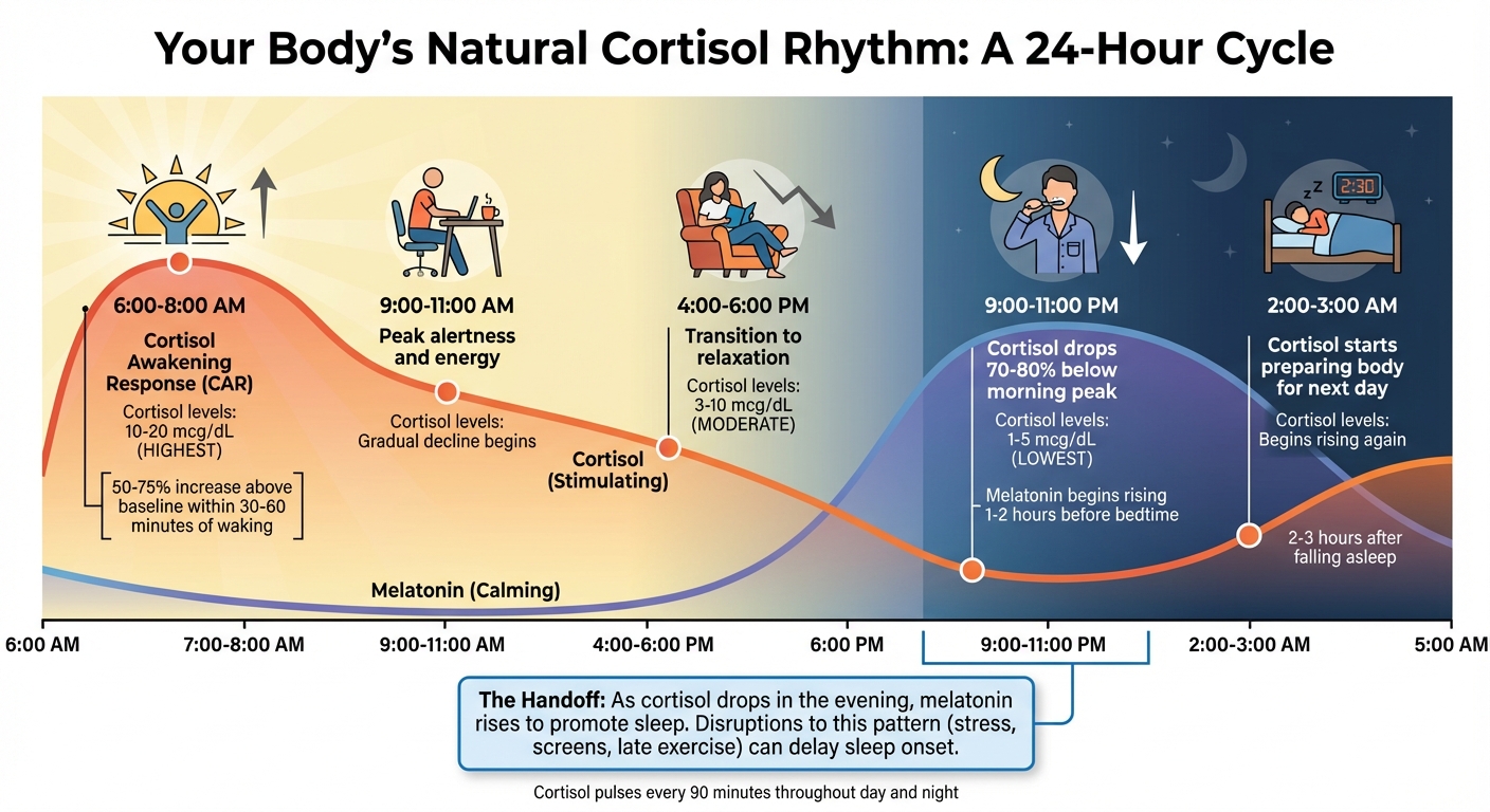 24-Hour Cortisol Rhythm and Sleep-Wake Cycle