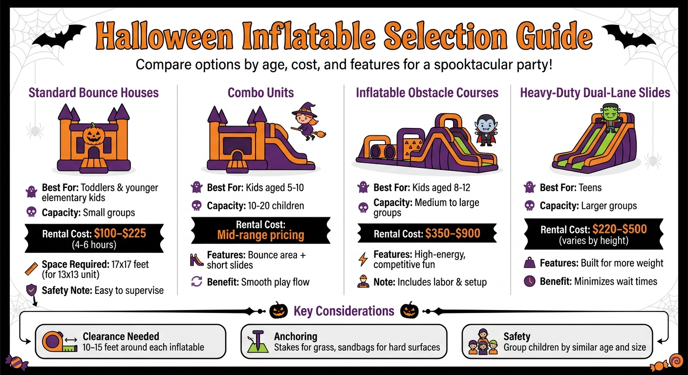 Halloween Inflatable Types, Costs, and Age Recommendations Guide