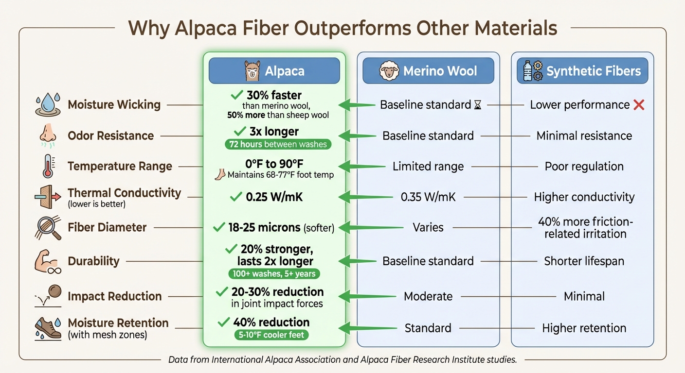 Alpaca Fiber vs Merino Wool vs Synthetic Fibers Performance Comparison