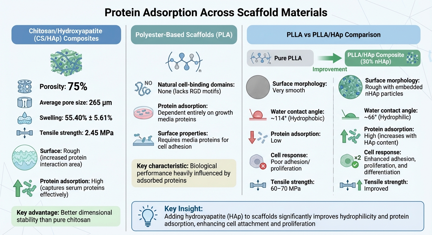 Comparison of Scaffold Materials for Protein Adsorption in Cultivated Meat Production