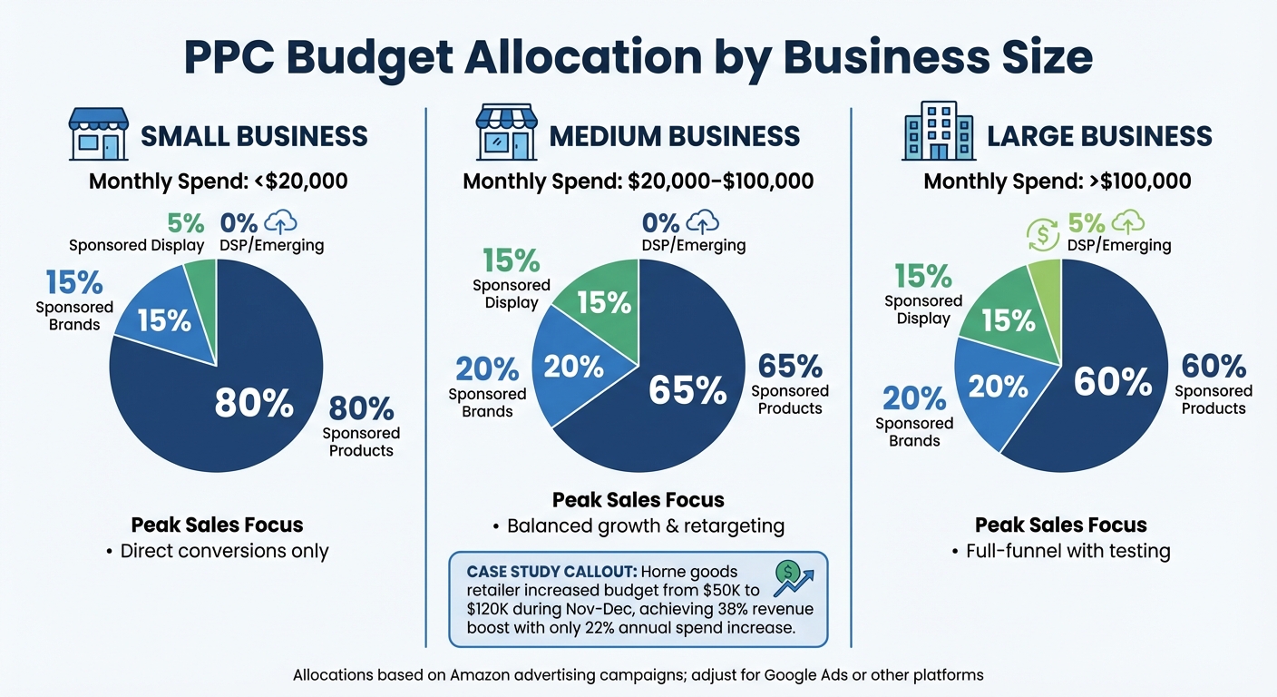 PPC Budget Allocation Guide by Business Size for Peak Sales Periods