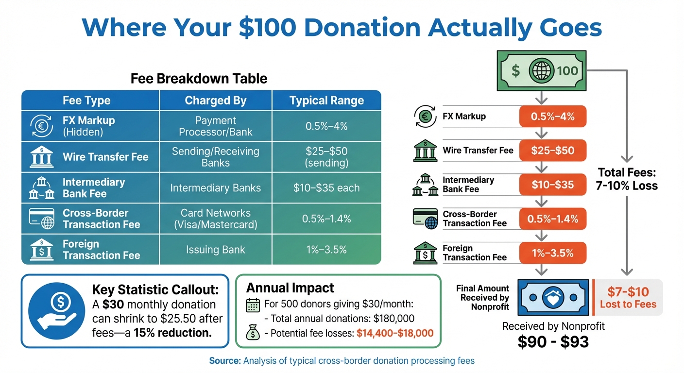 Cross-Border Donation Fees Breakdown: Where Your Money Goes
