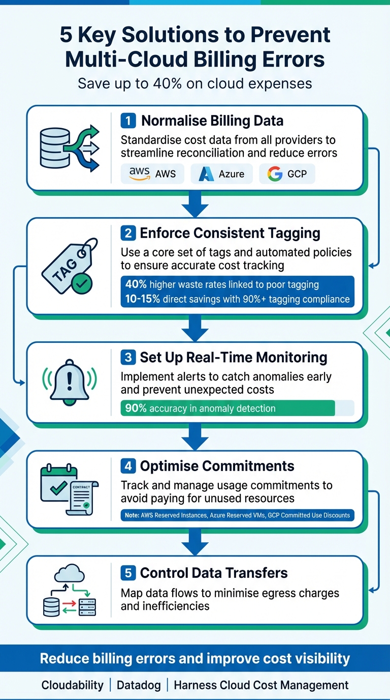 5 Key Solutions to Prevent Multi-Cloud Billing Errors