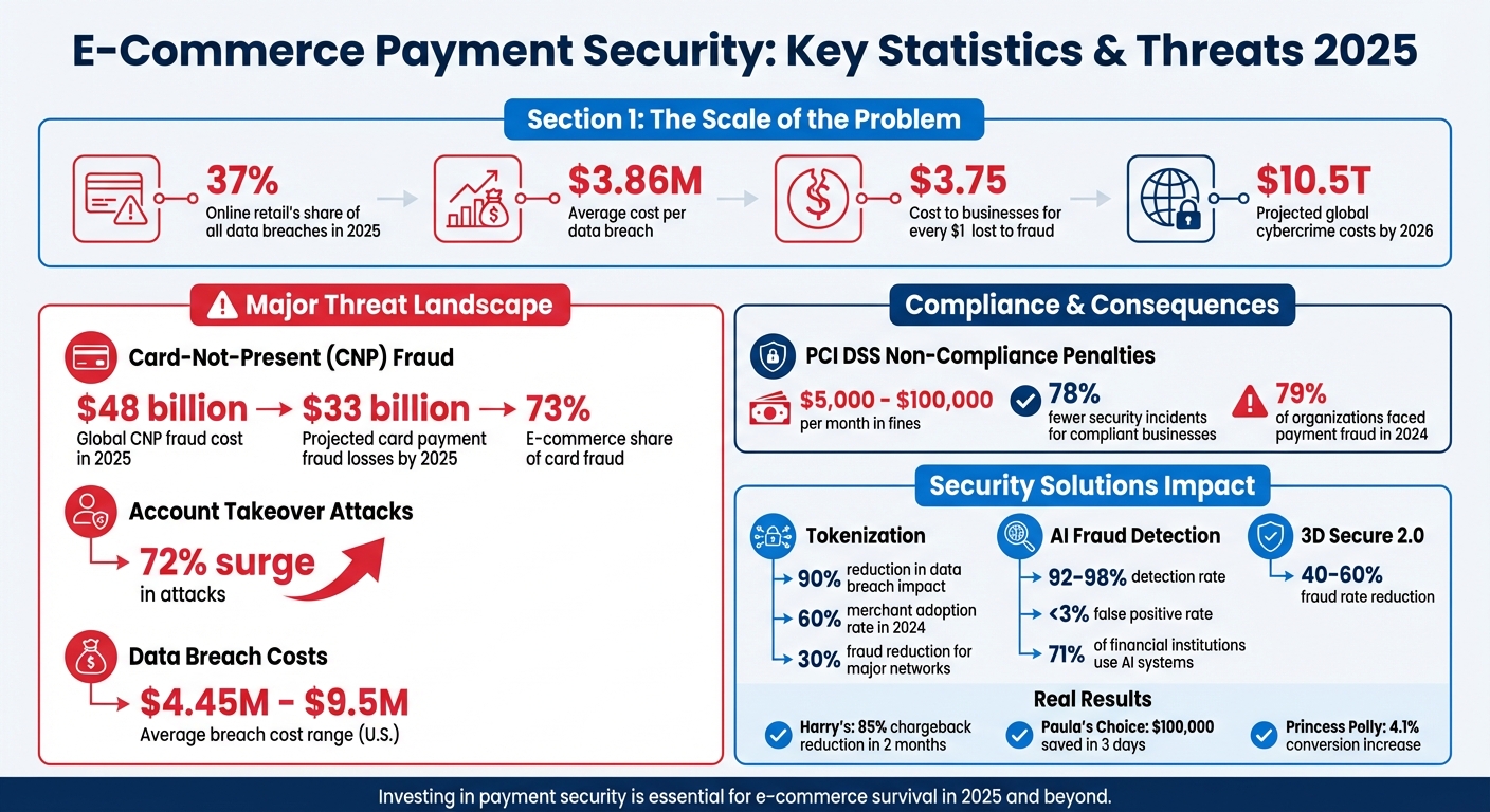E-Commerce Payment Security Statistics and Threats 2025