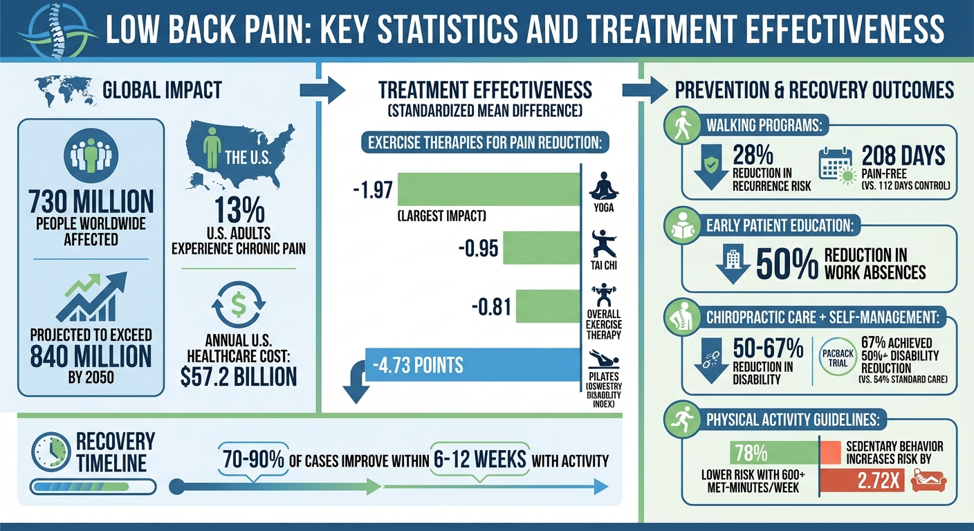 Low Back Pain Statistics and Treatment Effectiveness: Research-Backed Data