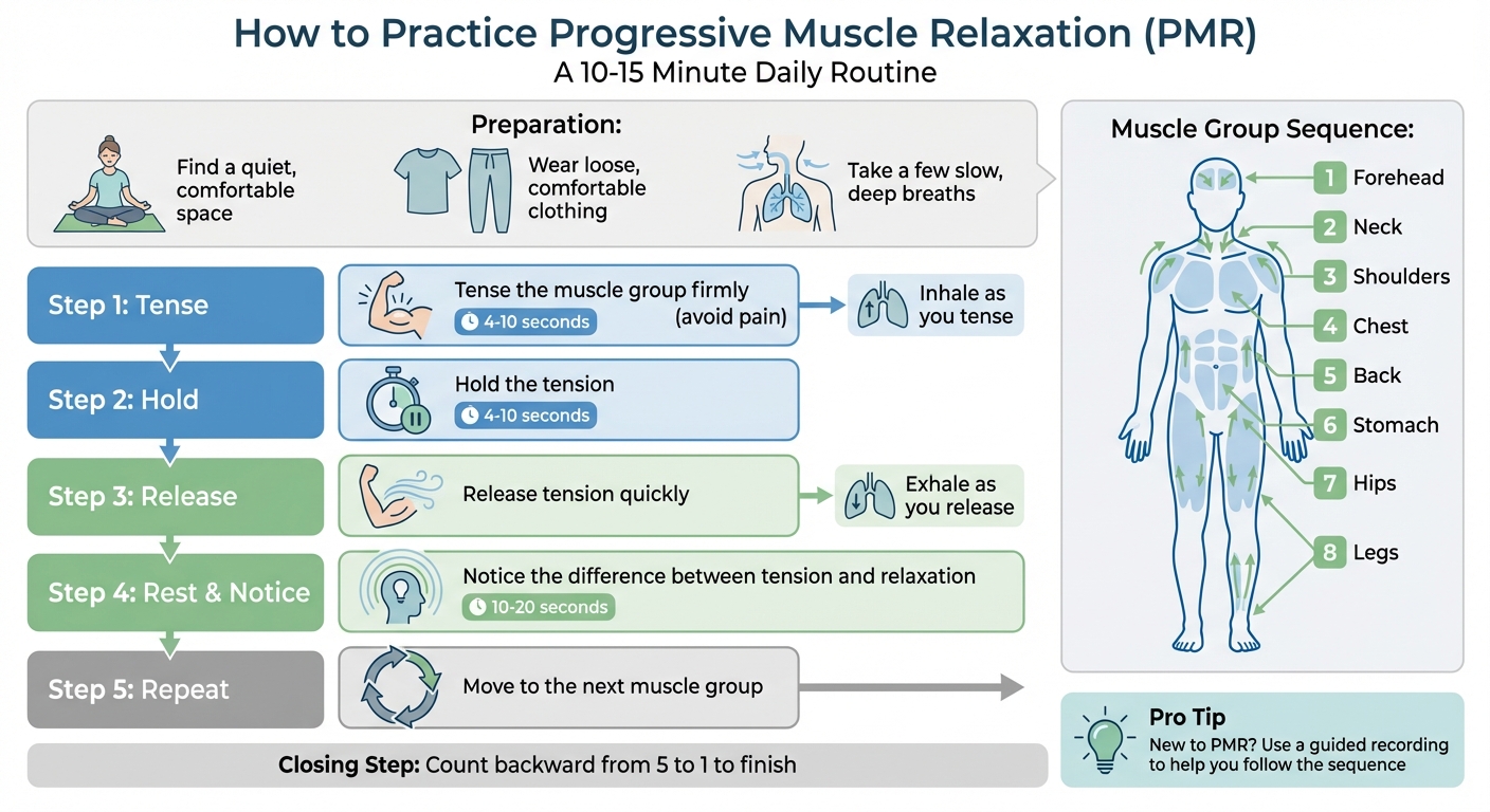 How to Practice Progressive Muscle Relaxation: Step-by-Step Guide