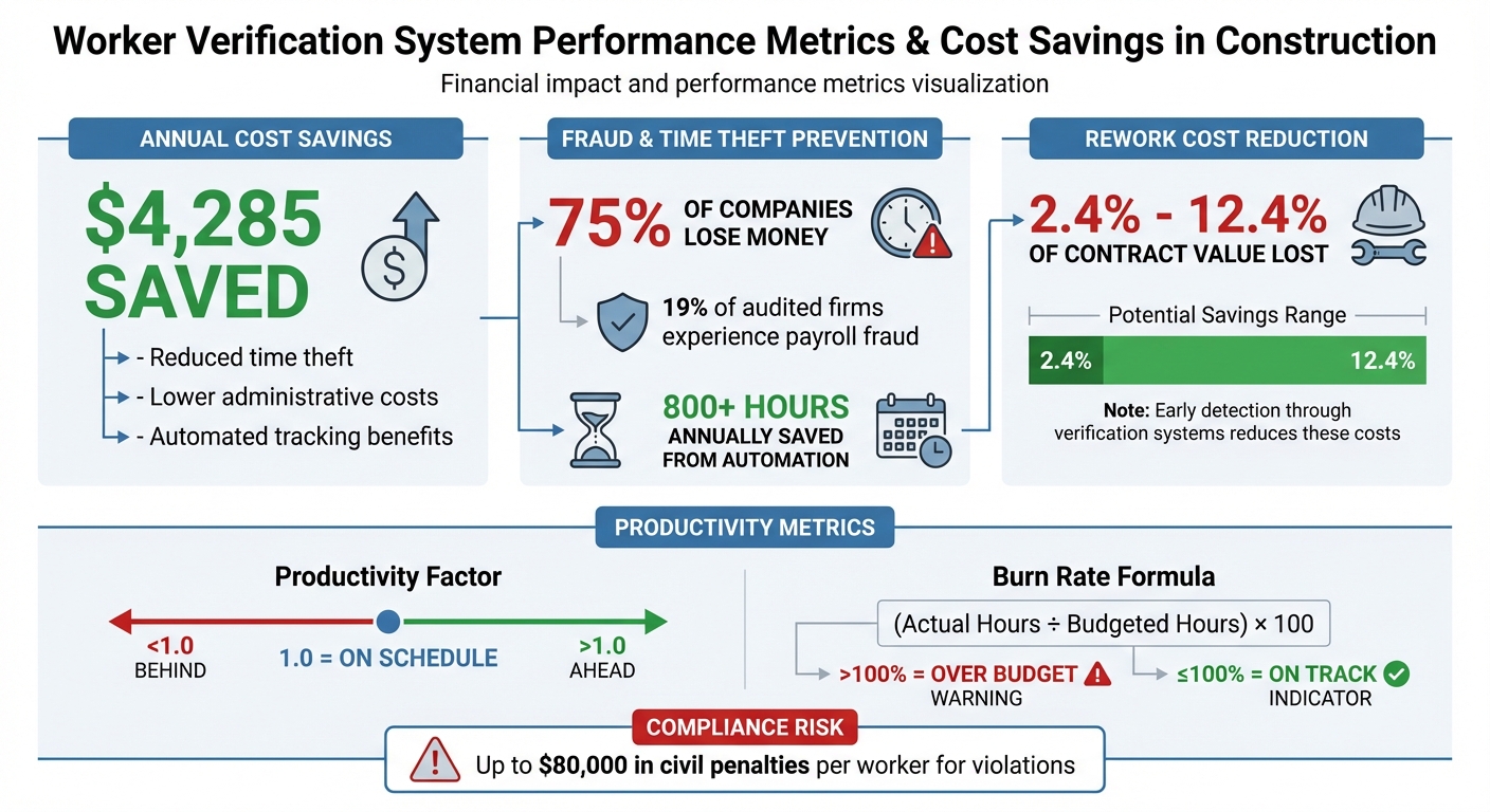 Digital Worker Verification ROI and Cost Savings in Construction