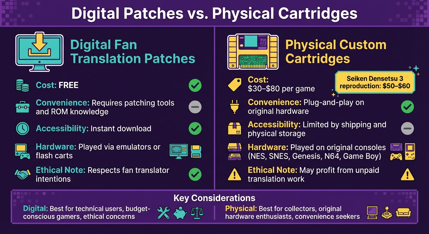 Digital Patches vs Physical Cartridges: Cost and Features Comparison