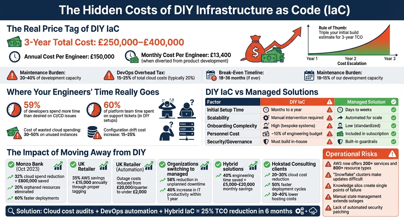 Hidden Costs of DIY IaC: Financial Impact and Comparison with Managed Solutions