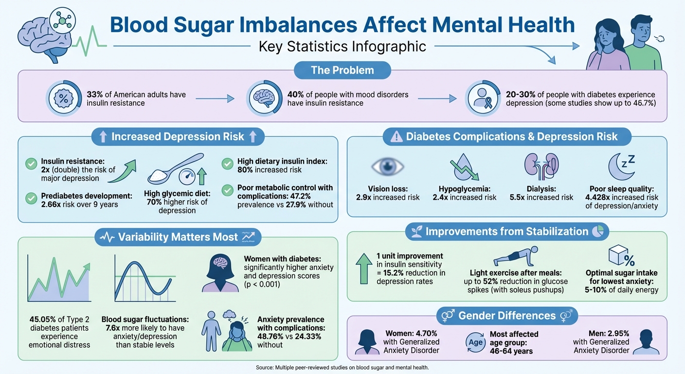 How Blood Sugar Levels Affect Mental Health and Mood Disorders