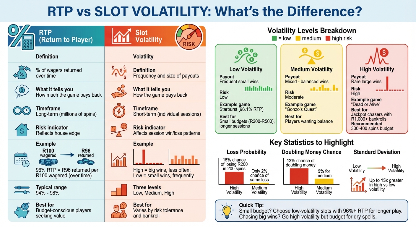 RTP vs Slot Volatility: Quick Comparison Guide for Online Slots