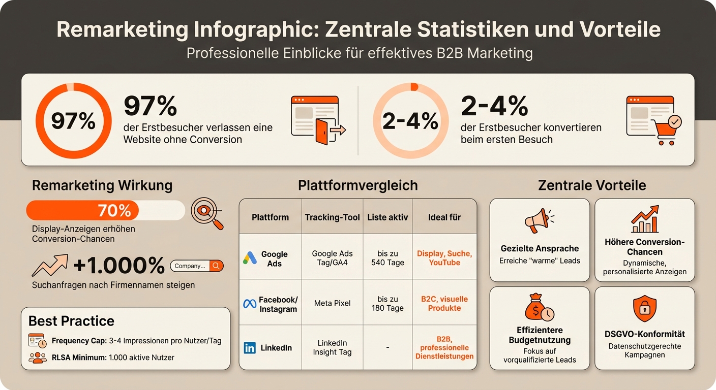 Remarketing Statistiken: Conversion-Raten und Effizienz im Vergleich