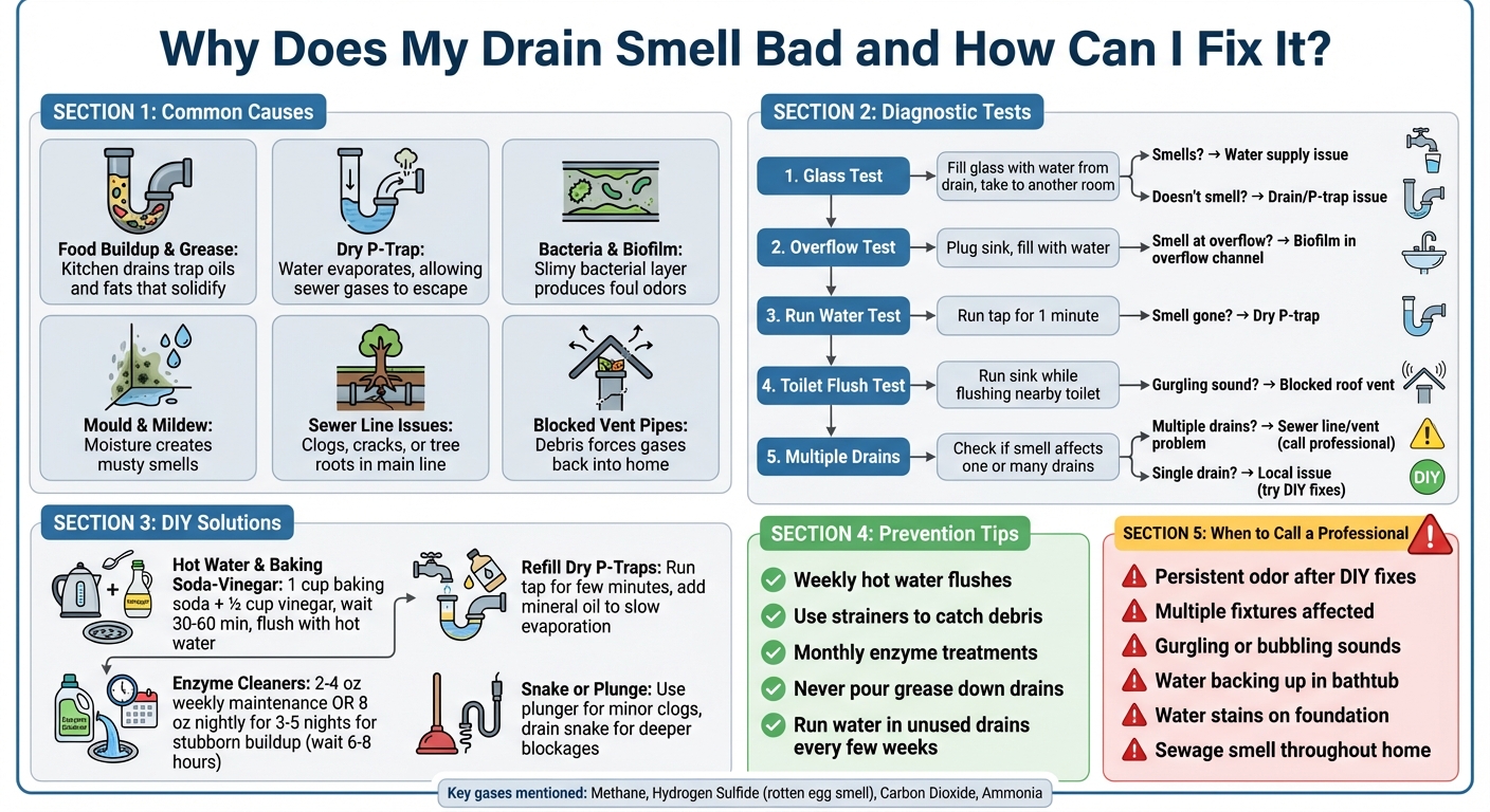 How to Diagnose and Fix Smelly Drains: A Step-by-Step Guide