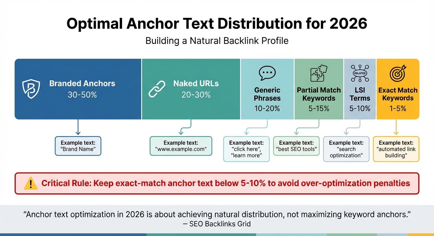 Optimal Anchor Text Distribution for SEO in 2026