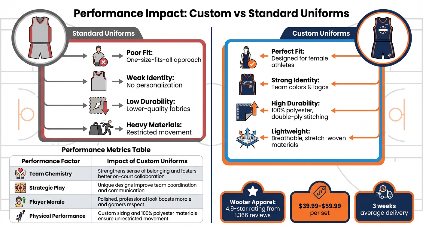 Standard vs Custom Basketball Uniforms Performance Comparison