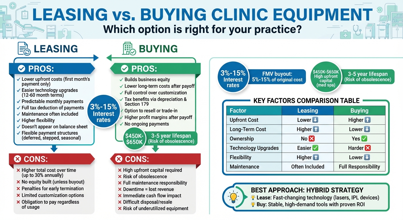 Leasing vs Buying Medical Equipment: Complete Comparison Guide