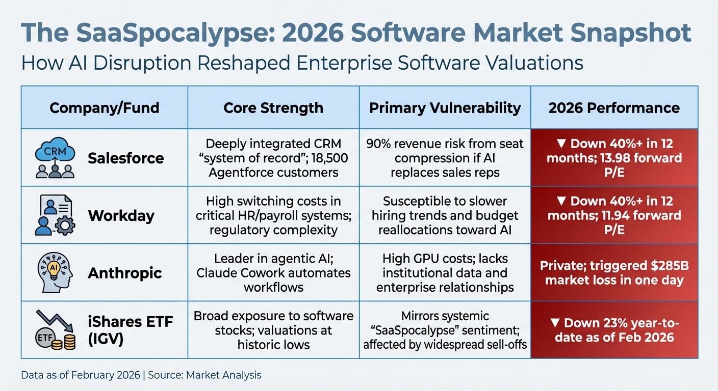 2026 Software Market Crash: Key Players Performance Comparison