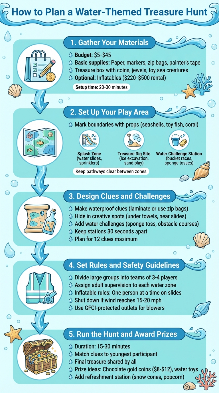 5 Steps to Plan a Water-Themed Treasure Hunt