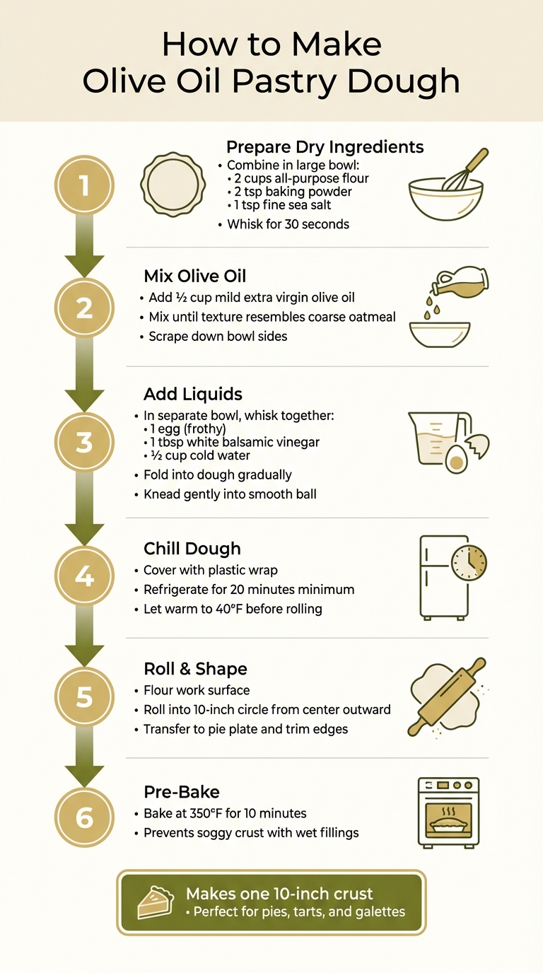 Step-by-Step Guide to Making Olive Oil Pastry Dough