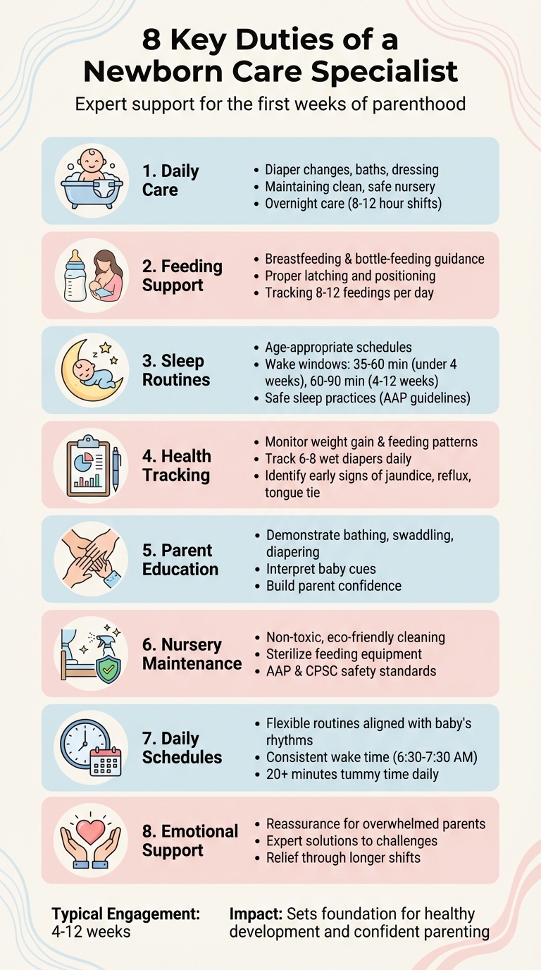 8 Key Duties of a Newborn Care Specialist