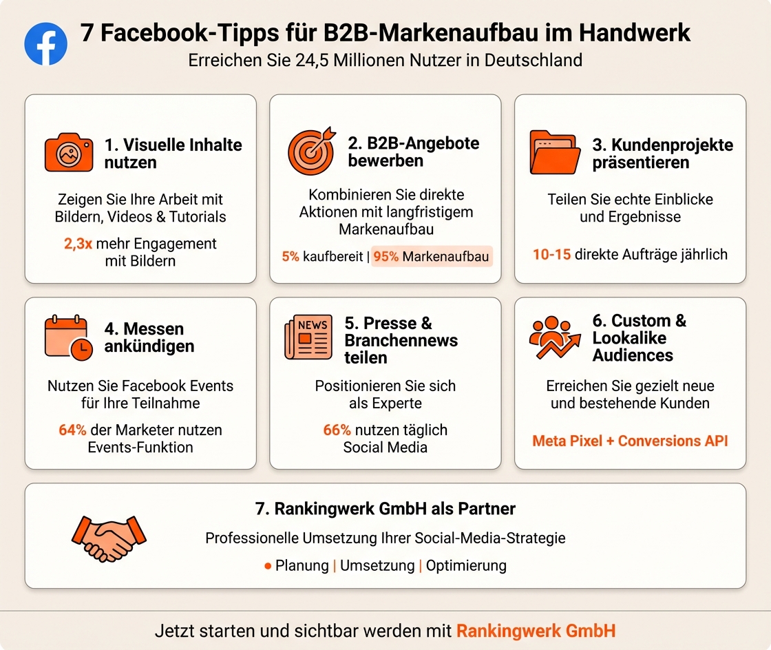 7 Facebook-Tipps für B2B-Markenaufbau im Handwerk