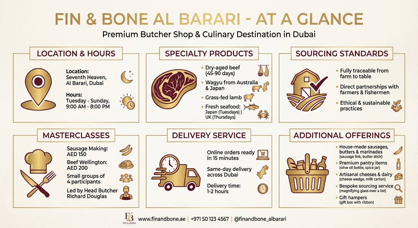 Fin & Bone Dubai: Premium Butcher Shop Key Features and Services