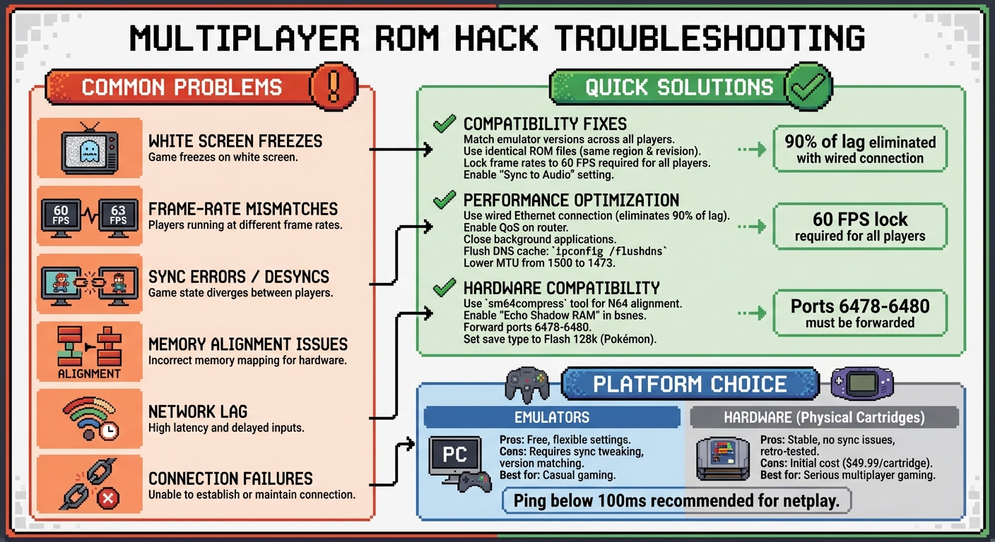 Multiplayer ROM Hack Troubleshooting Guide: Common Issues and Solutions