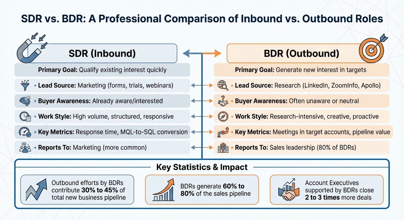 BDR vs SDR: Key Differences in Sales Development Roles