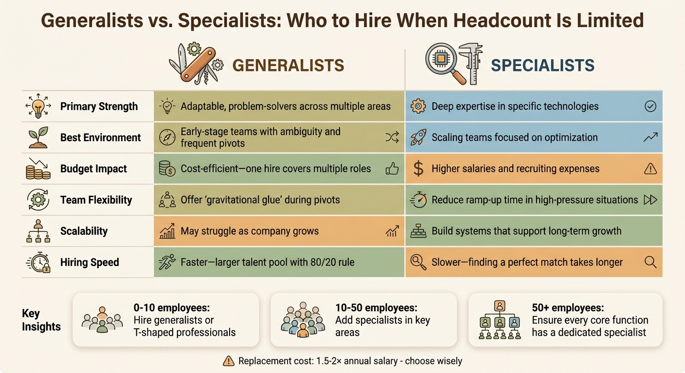 Generalists vs Specialists: Hiring Decision Guide for Tech Teams