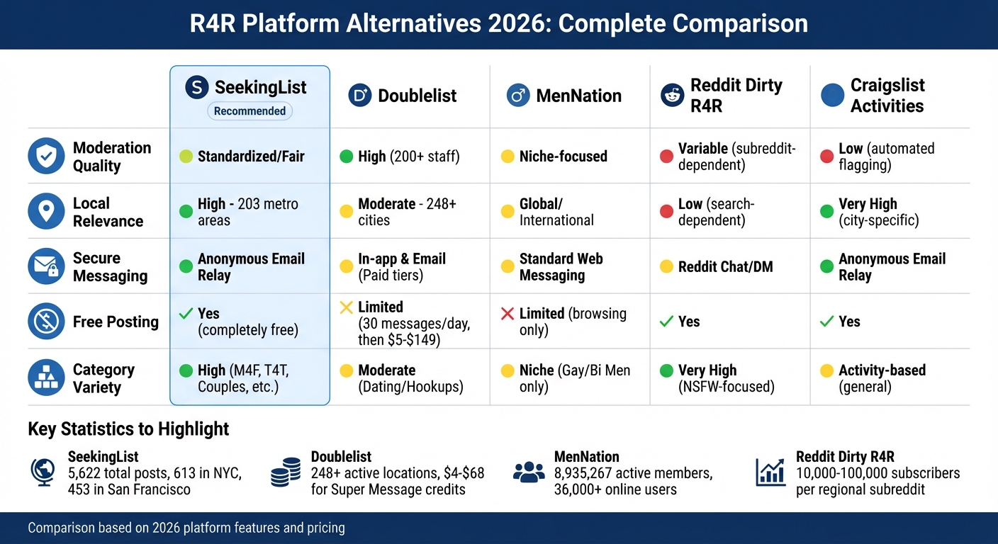 R4R Platform Comparison 2026: Features, Pricing, and Privacy